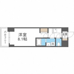 S-RESIDENCE阿波座WESTの物件間取画像